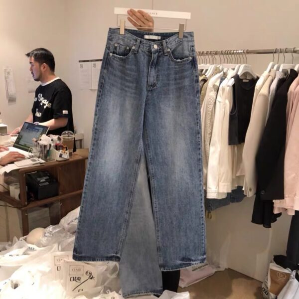 VENIR-a Korean Import Dongdaemun 2026 Spring New Arrival: Age-Defying, Versatile, Stylish and Elegant Women's Jeans